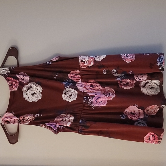 Torrid 00 red floral empire waist tank - Picture 4 of 4